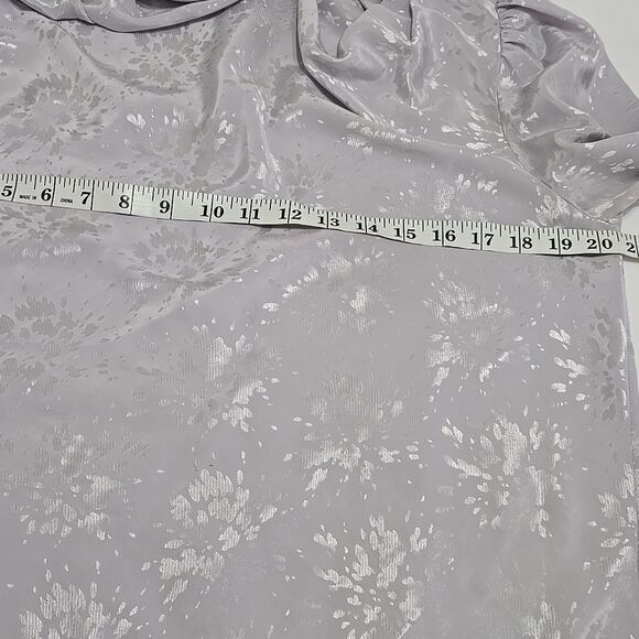 Lloyd Williams Vintage Gray Blouse 10 - Picture 5 of 7